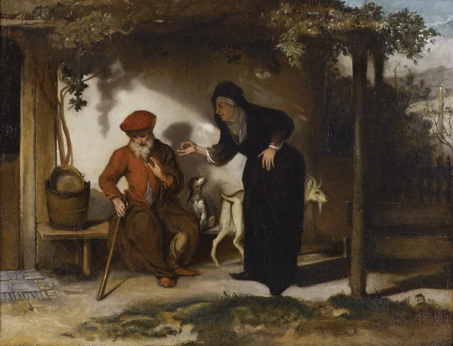 Tobia e Anna litigano per il giovane caprone